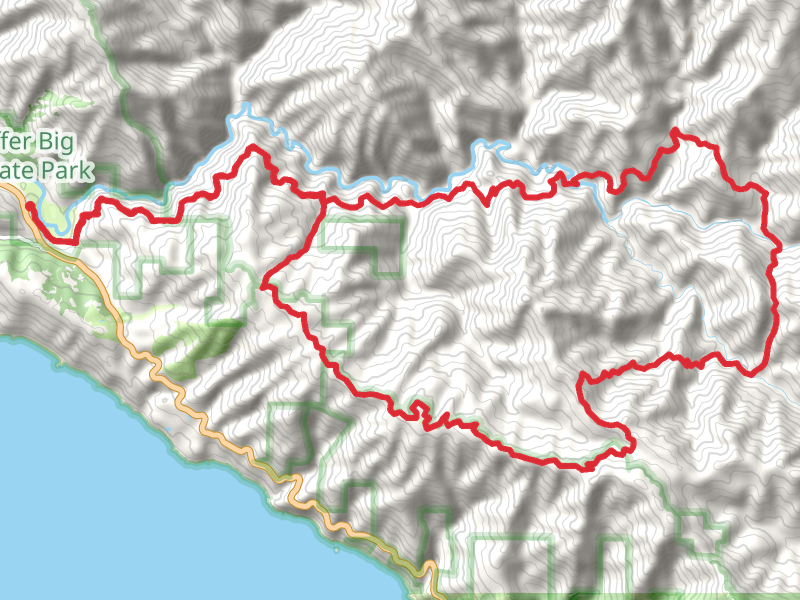 Pine Ridge and Big Sur Loop Trail