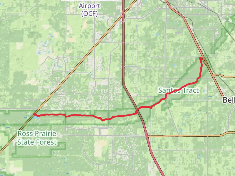 Santos to Ross Prairie