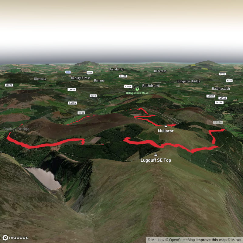 Brockagh, Derrybawn, Glenmalure and Glendalough Loop