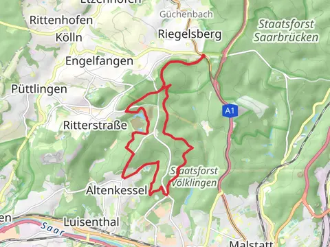 Kollertaler Wald and Altenkessel Loop