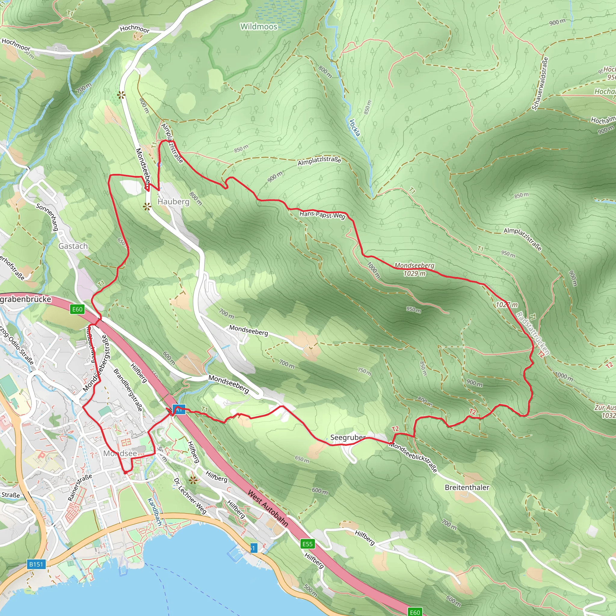 Radstattkapelle Loop mobile static map
