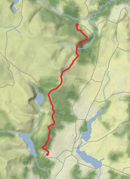 County Wicklow Wandelen mobile static map