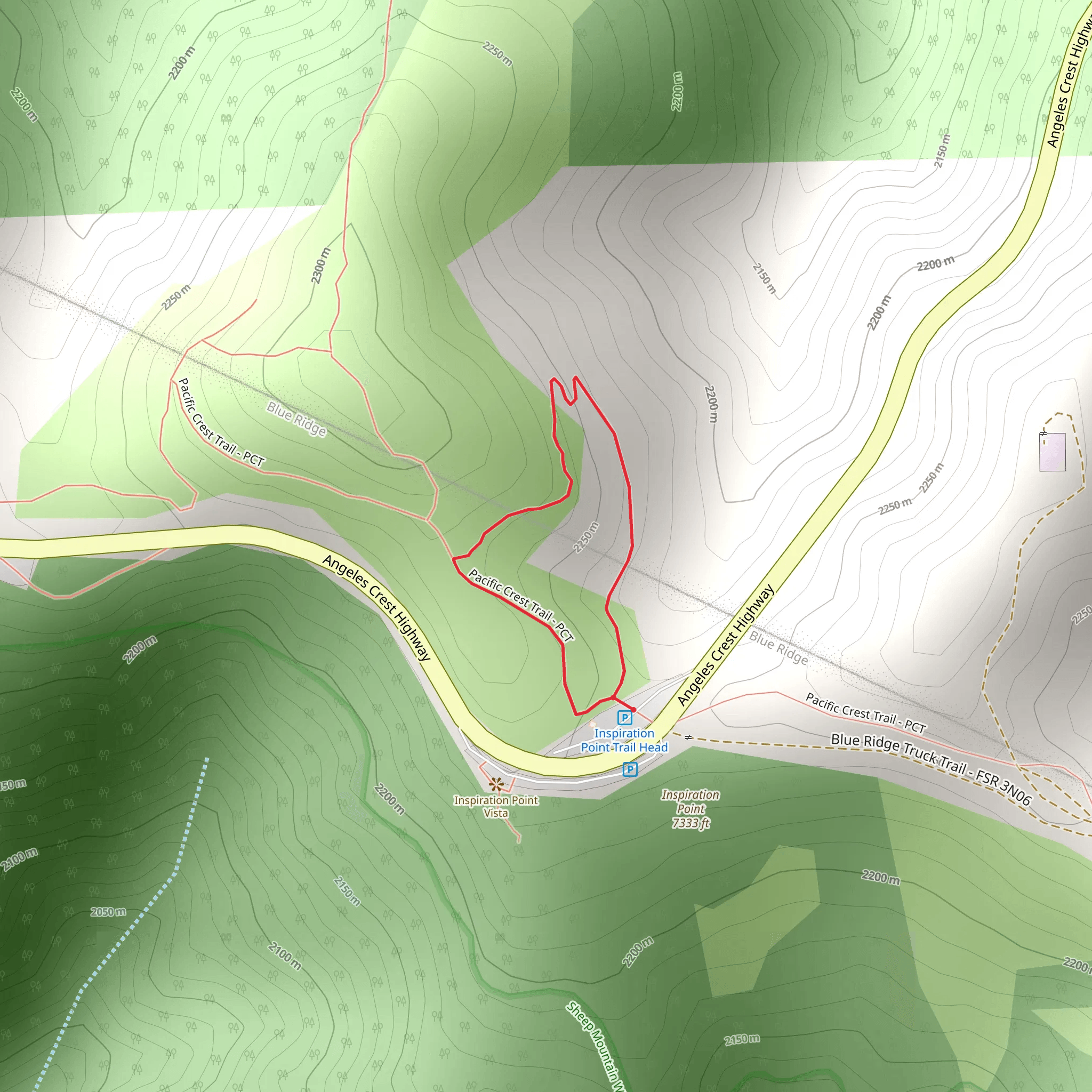 Lightning Ridge Nature Trail mobile static map