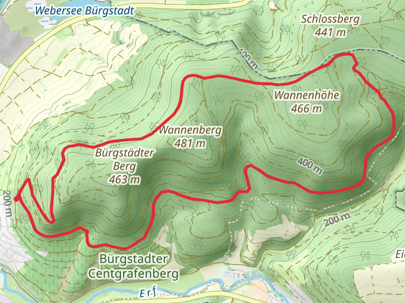 Amtsweg and Nibelungensteig