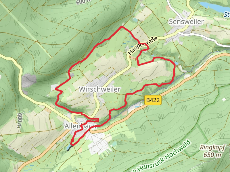 Zwischen den Waldern Loop - Wirschweiler