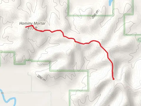 Hominy Mortar via Fork Ridge Trail