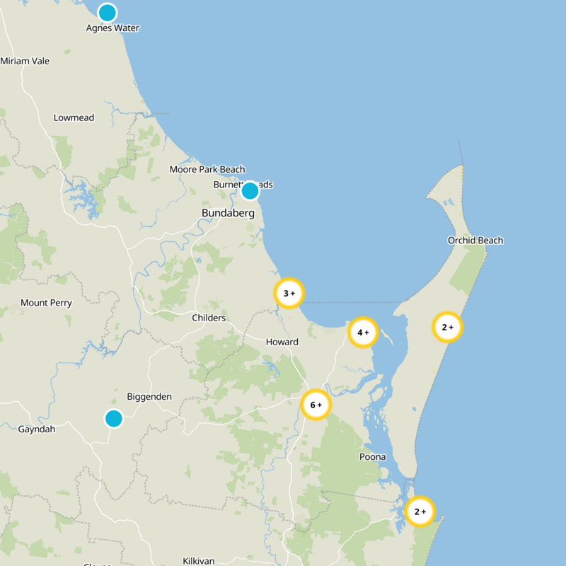 Bundaberg Static Map