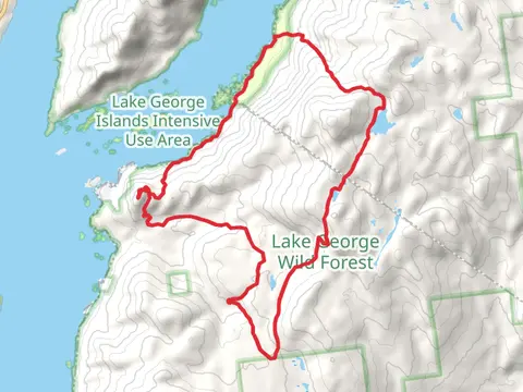 Shelving Rock Mountain and Bump Pond Loop