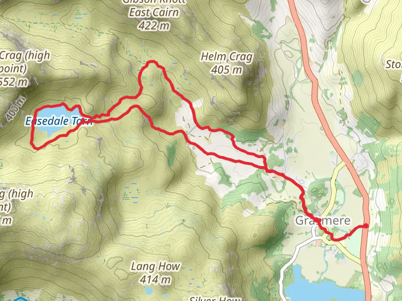 Easedale tarn loop and back thumbnail