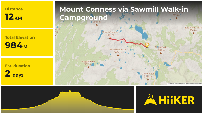 Mount Conness via Sawmill Walk-in Campground | Mono County | Californi