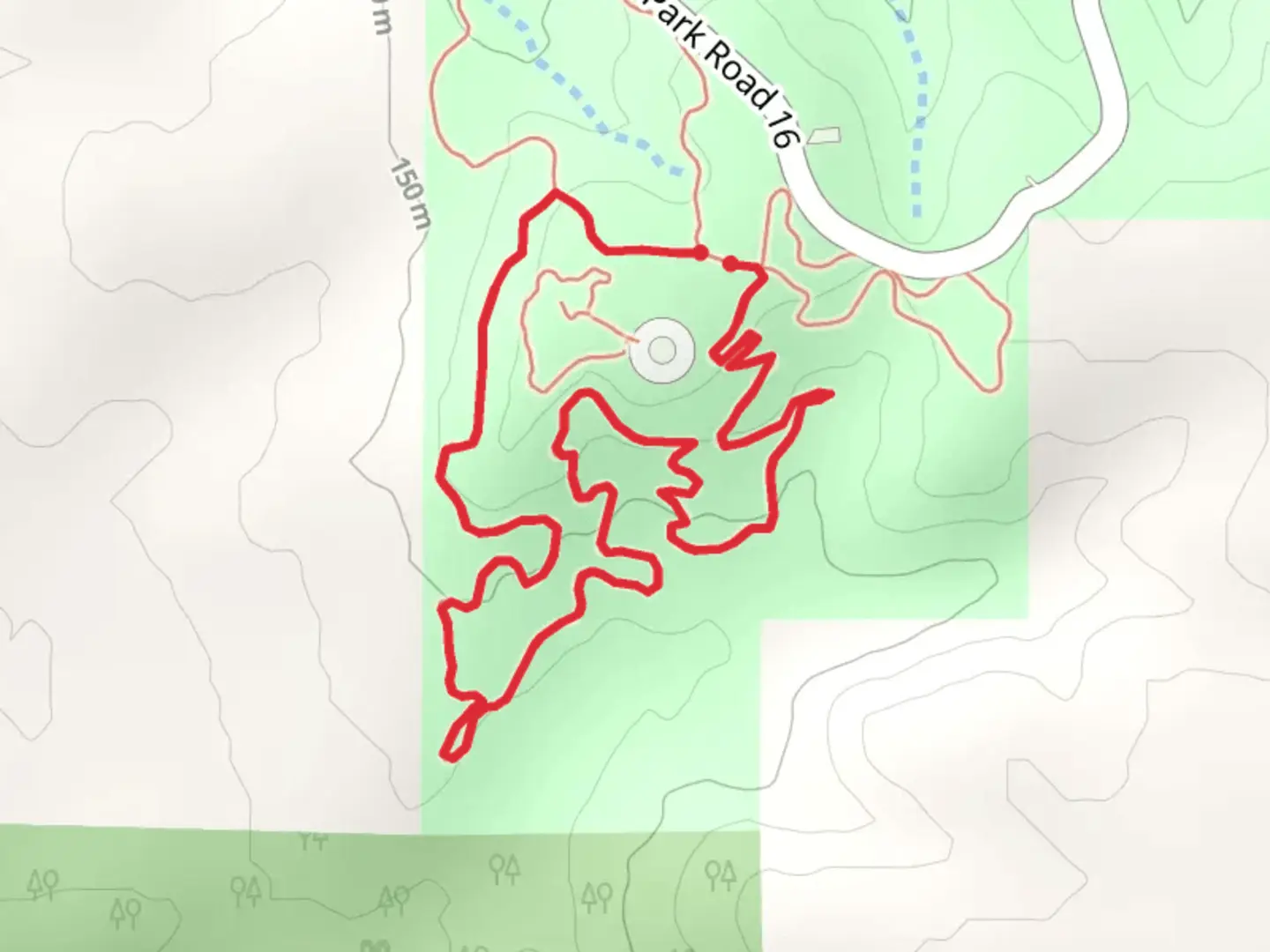 An image depicting the trail A Loop Trail and its surrounding area.