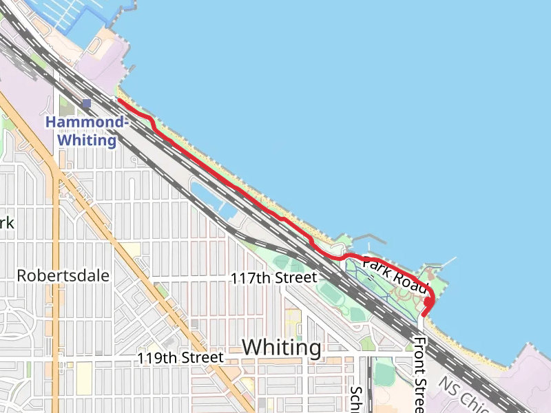 Whihala Beach Trail - Whiting Lakefront Park