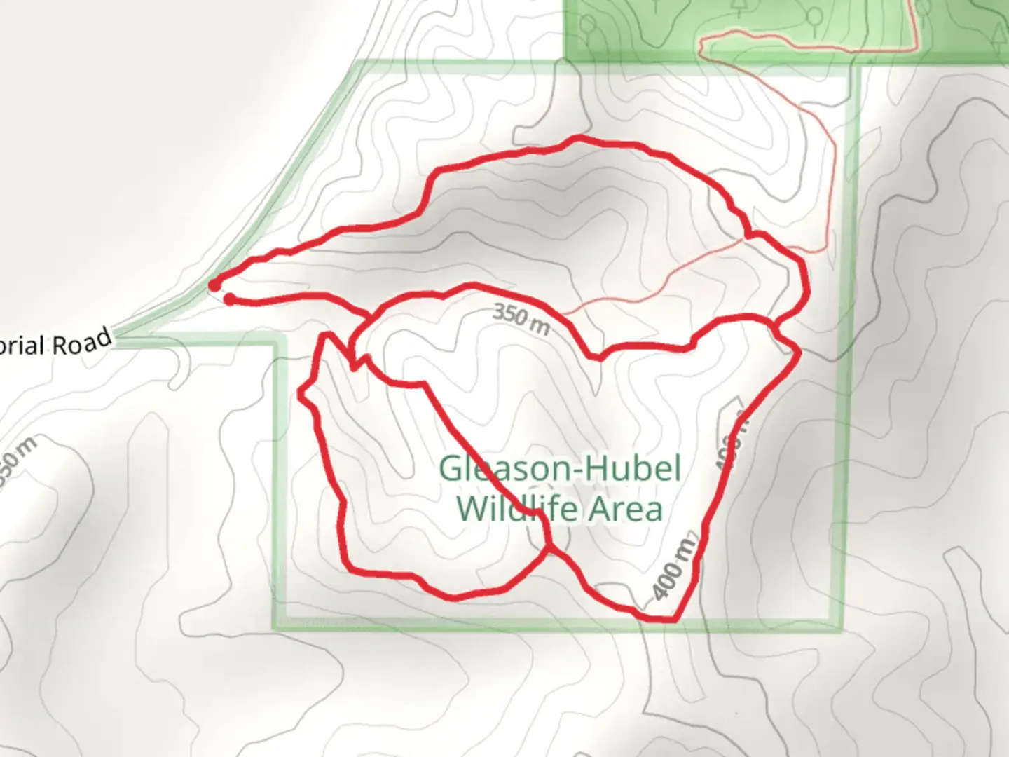 An image depicting the trail Red and Yellow Loop Trail and its surrounding area.
