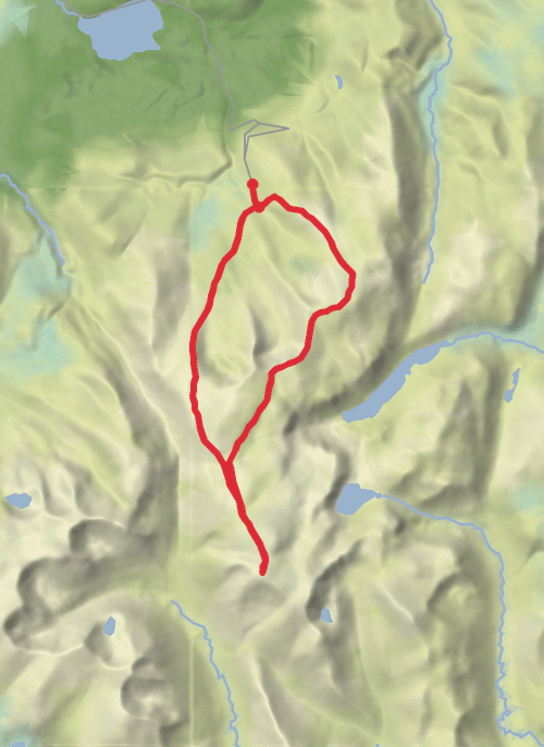 Highlands Hiking mobile static map
