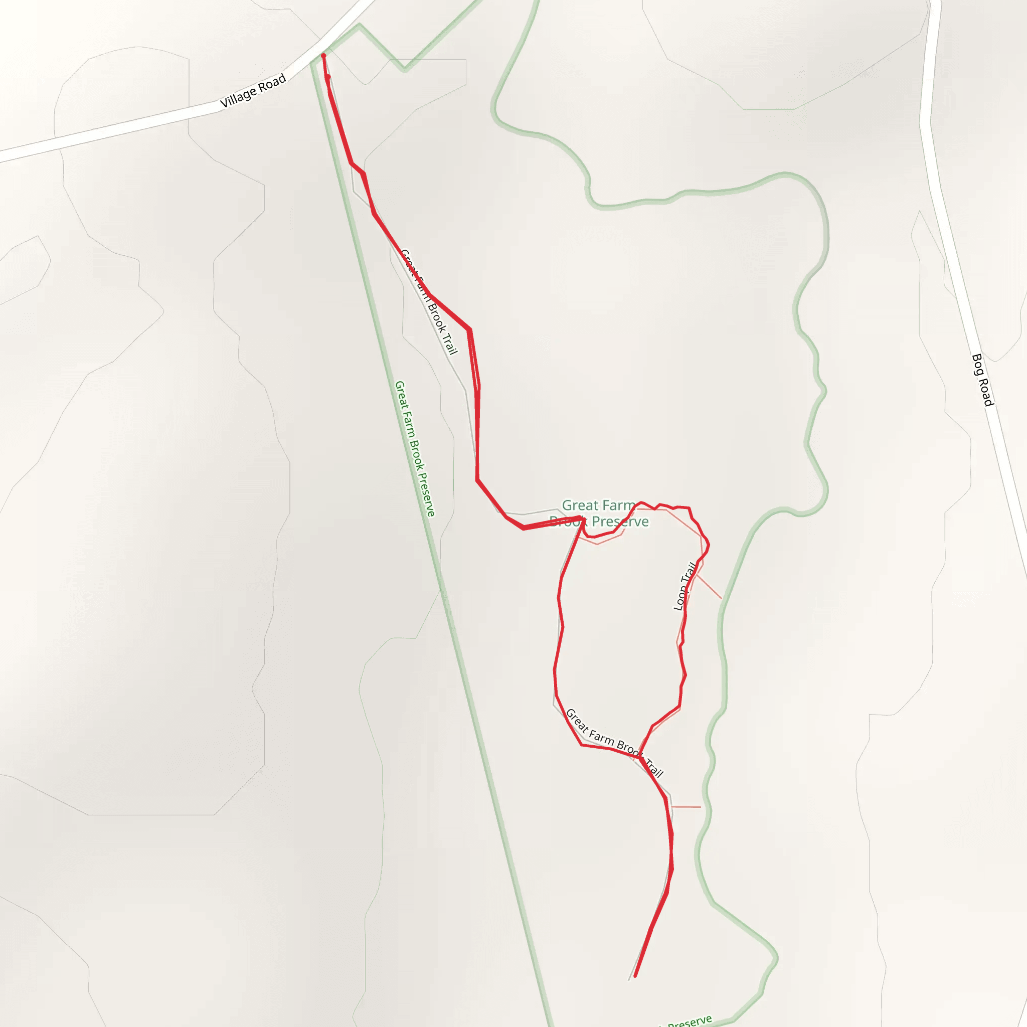 Farm Brook Loop mobile static map