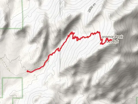 Laramie Peak via Friend Park Campground Trail
