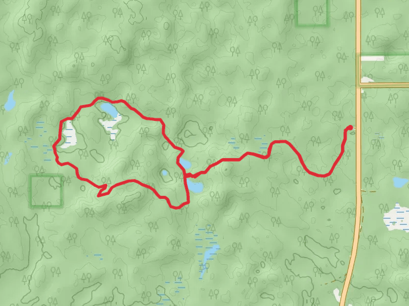 Penoyer and Hoist Lakes Trail