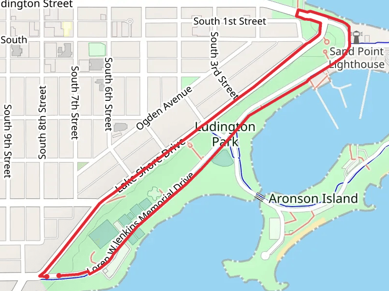 Ludington Park Loop