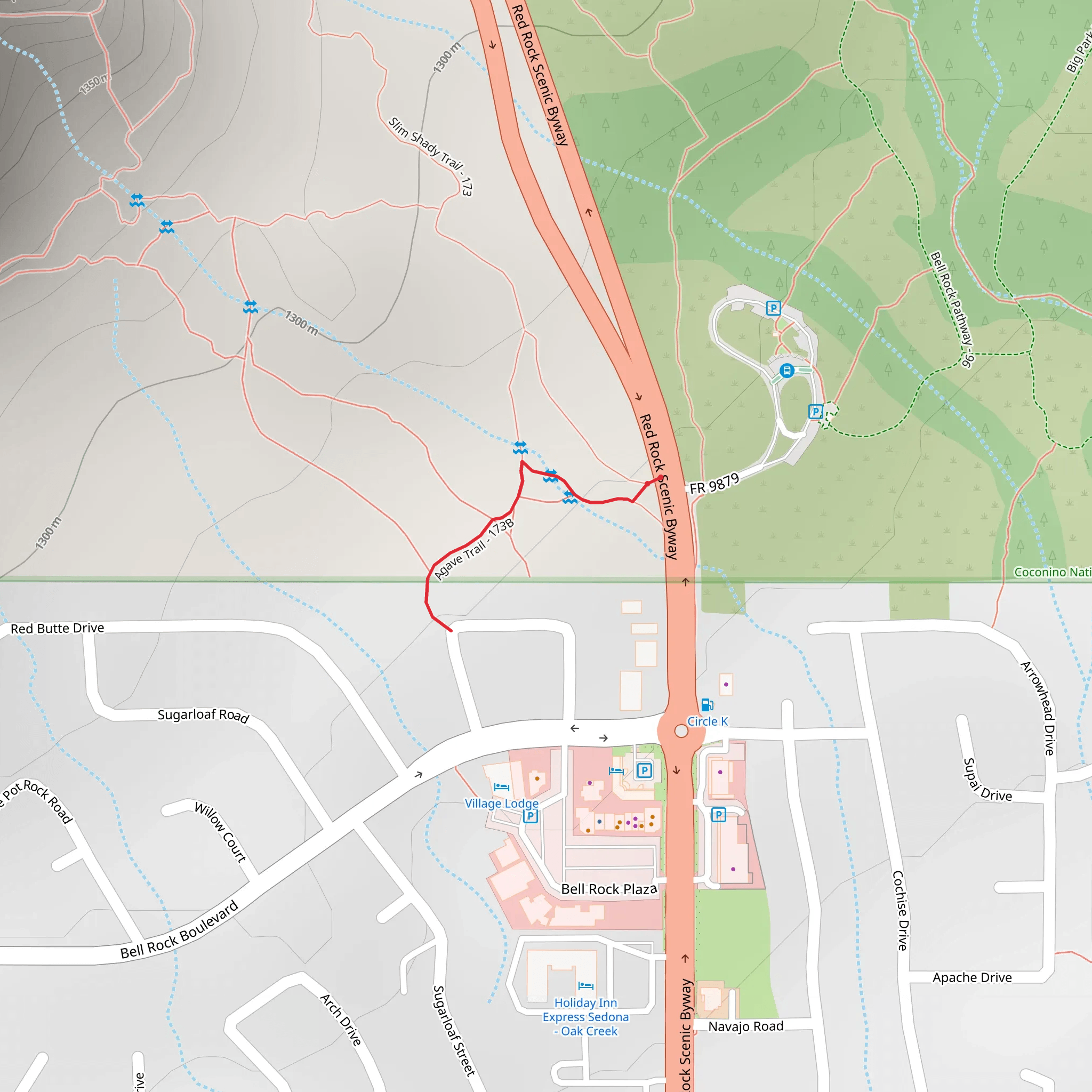Agave Trail mobile static map