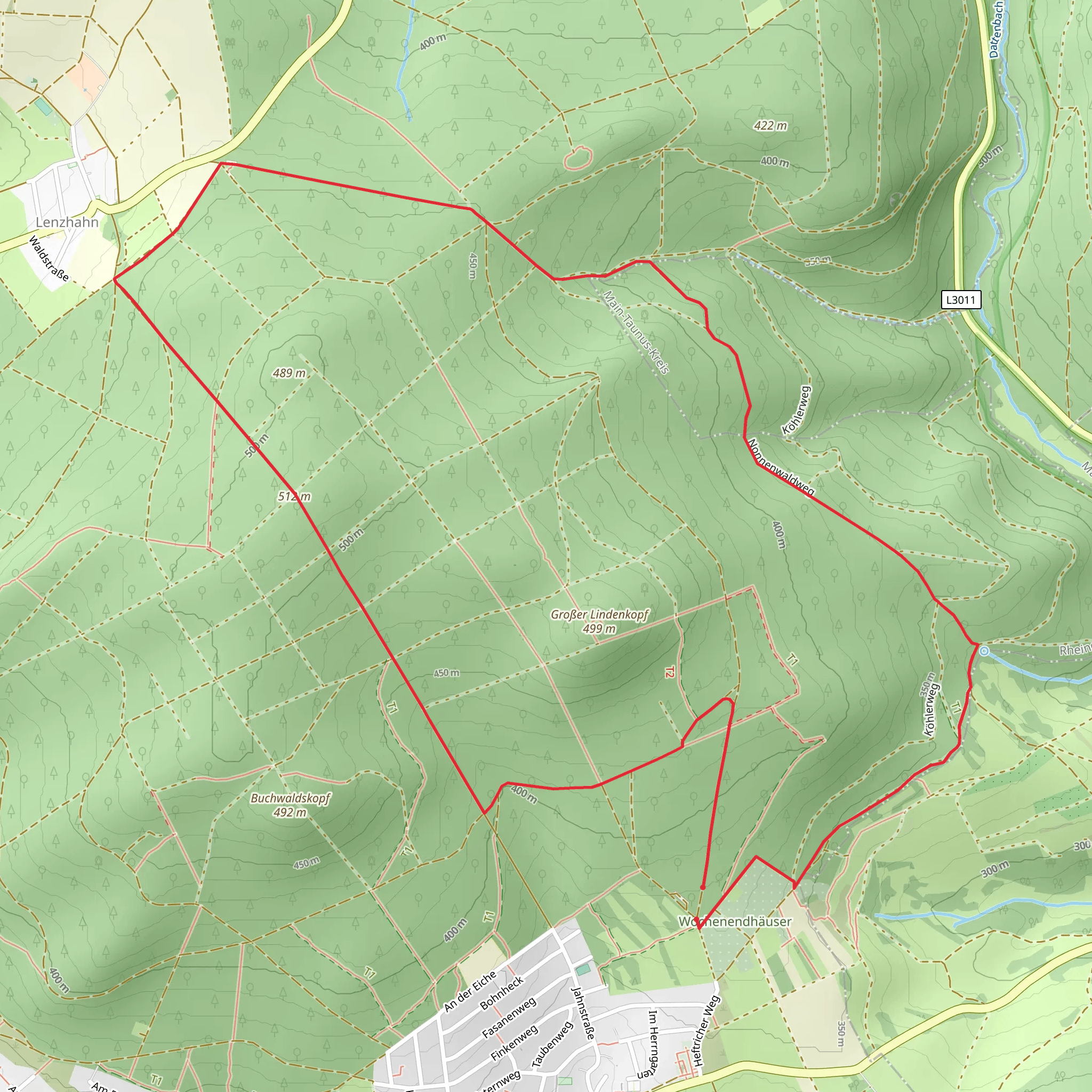 Lindenkopf - Geweih mobile static map