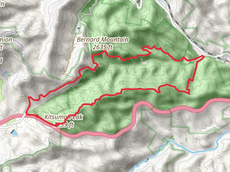 Kitsuma-Youngs Ridge Trail and Fonta Flora Trail