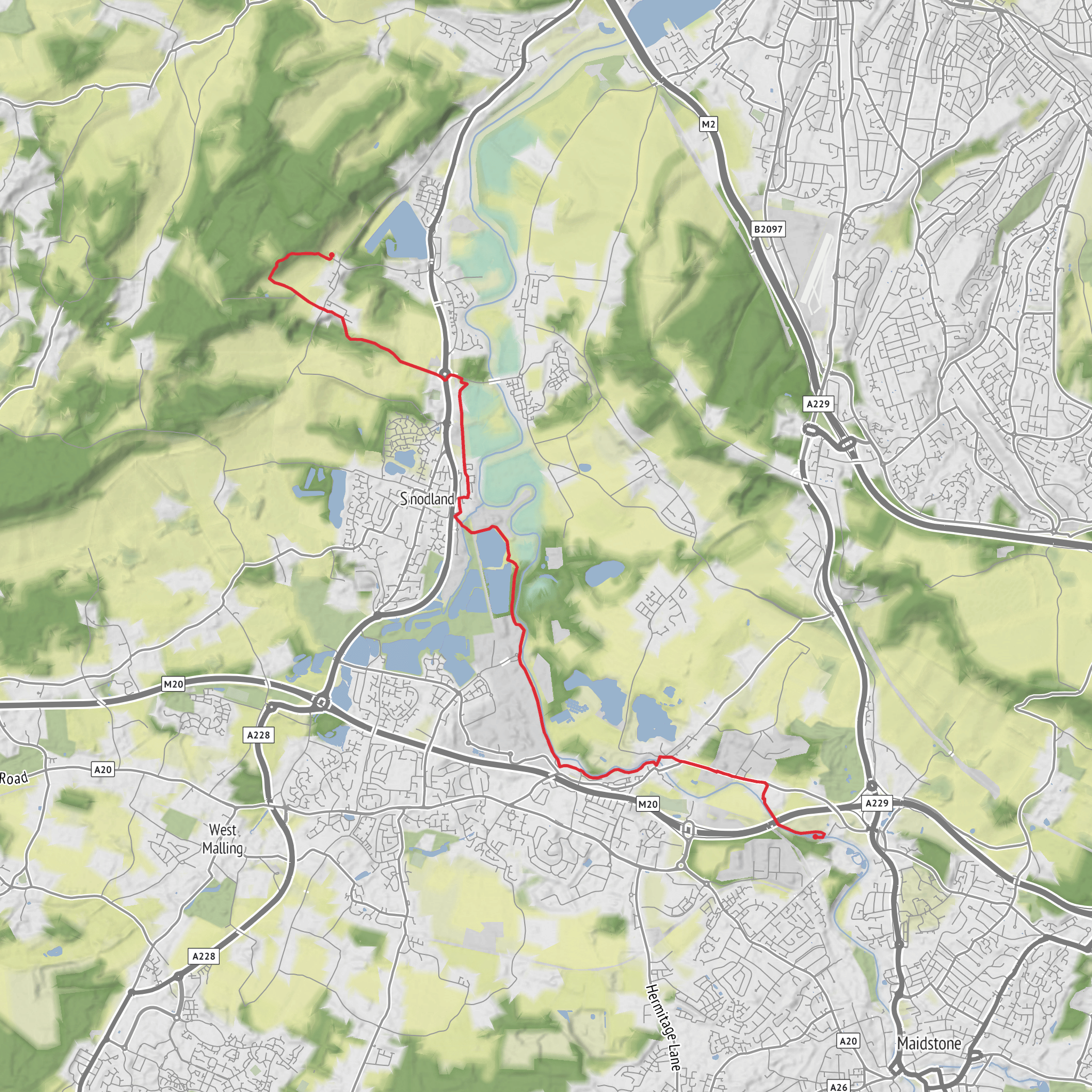 Toll House Coffee shop to Moot Brewery mobile static map