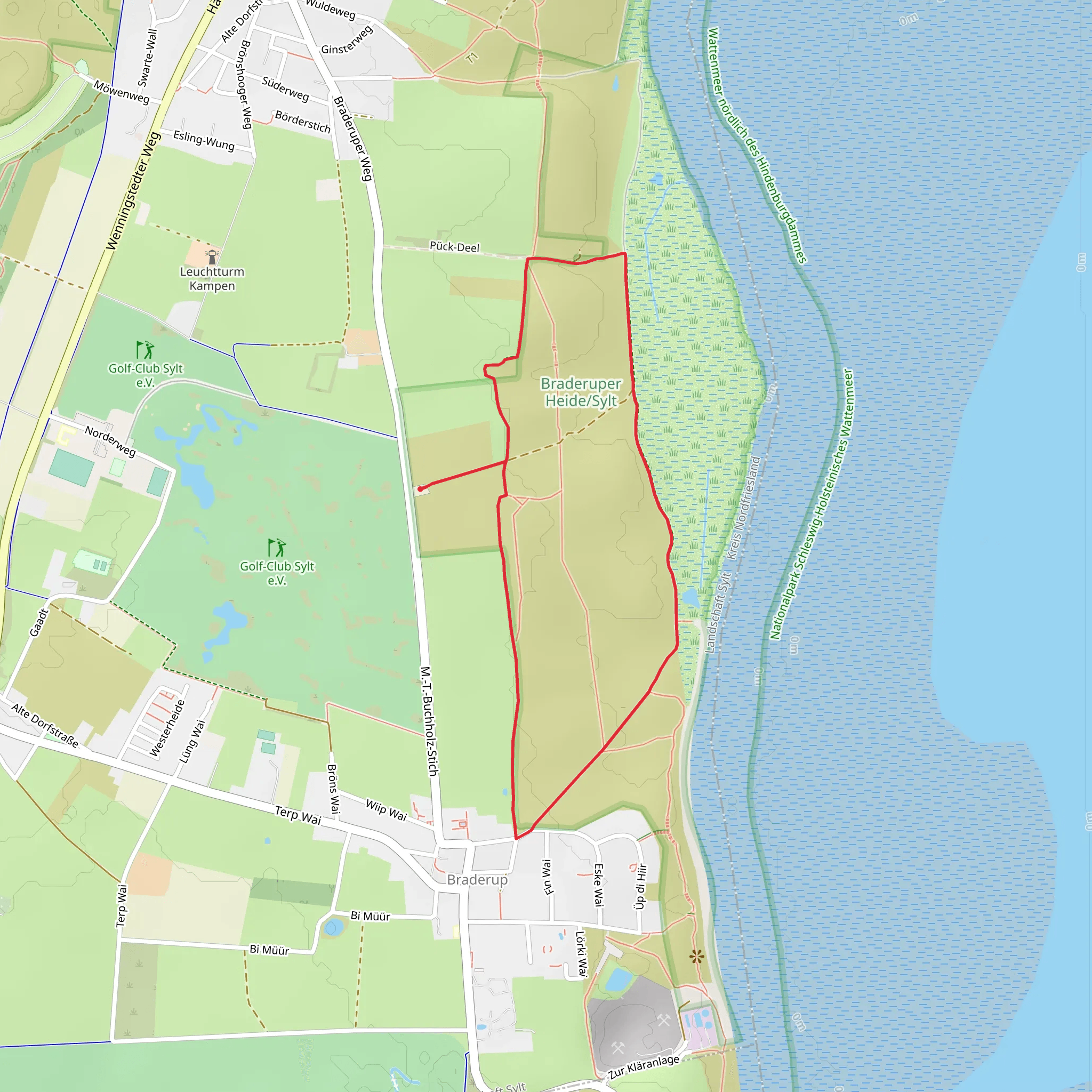 Braderuper Heide Loop mobile static map