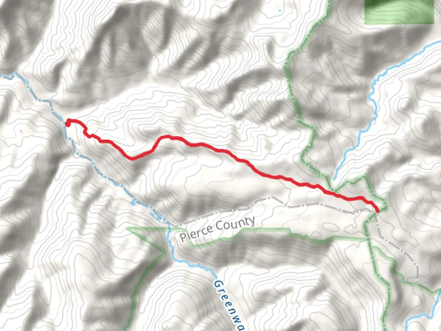 An image depicting the trail Naches Pass via Naches Trail and its surrounding area.