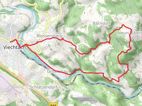Schwarzer Regen via Viechtach Rundweg