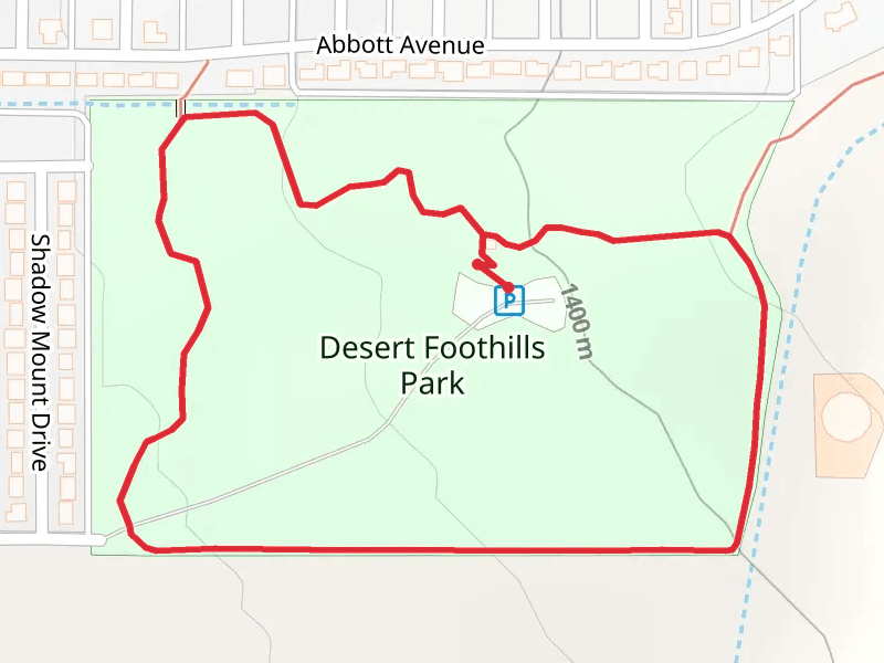 Desert Foothills Park Loop