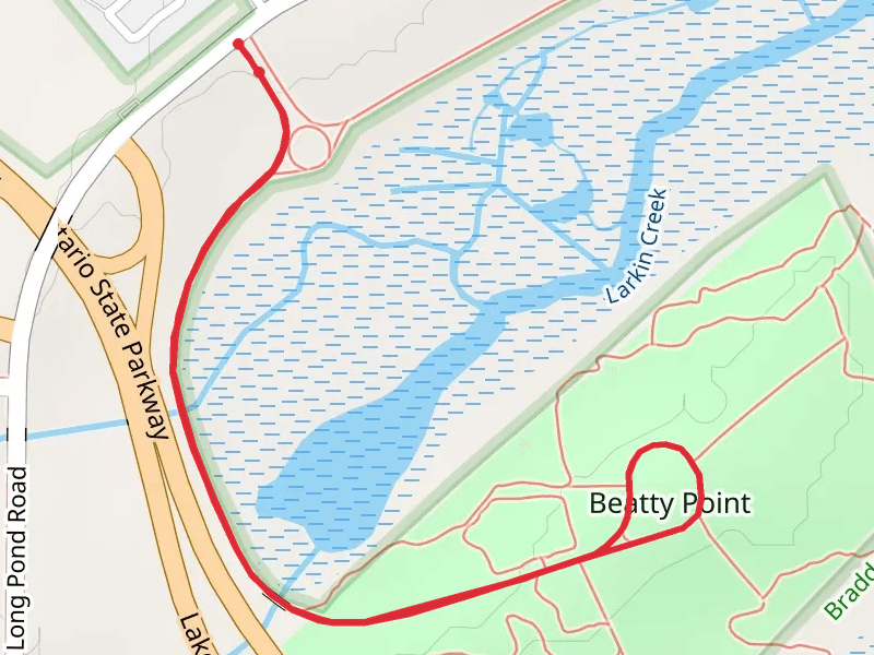 Beatty Point from Long Pond Road