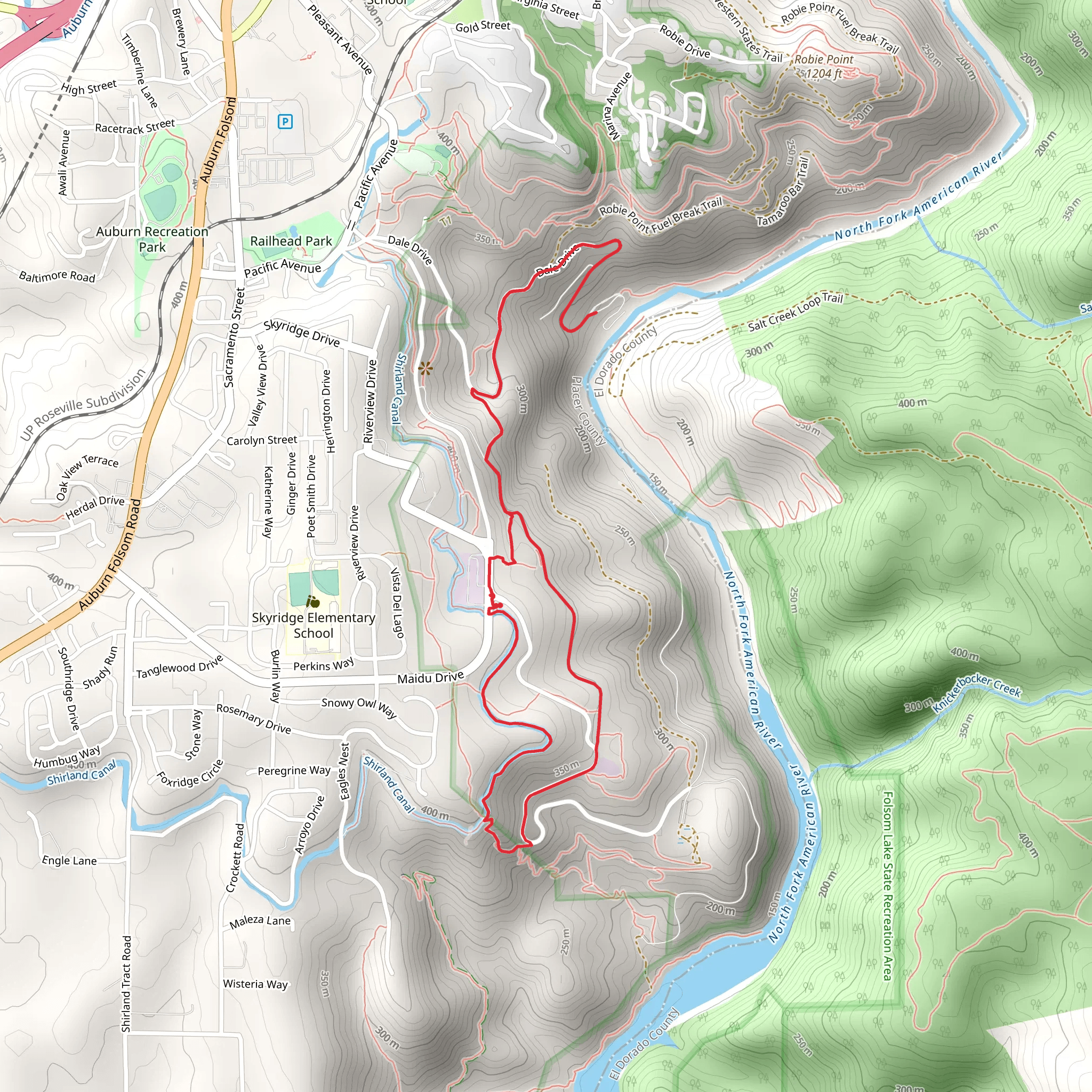Shirland Canal and Dale Road mobile static map