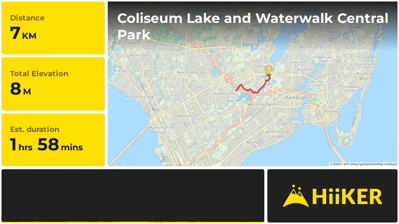 Coliseum Lake and Waterwalk Central Park | City of Hampton | Virginia