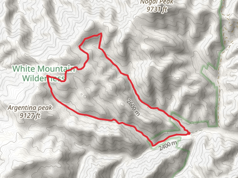 Turkey Canyon Trail and Argentina Canyon Loop Trail