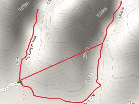Box Canyon and Hog Canyon Trail