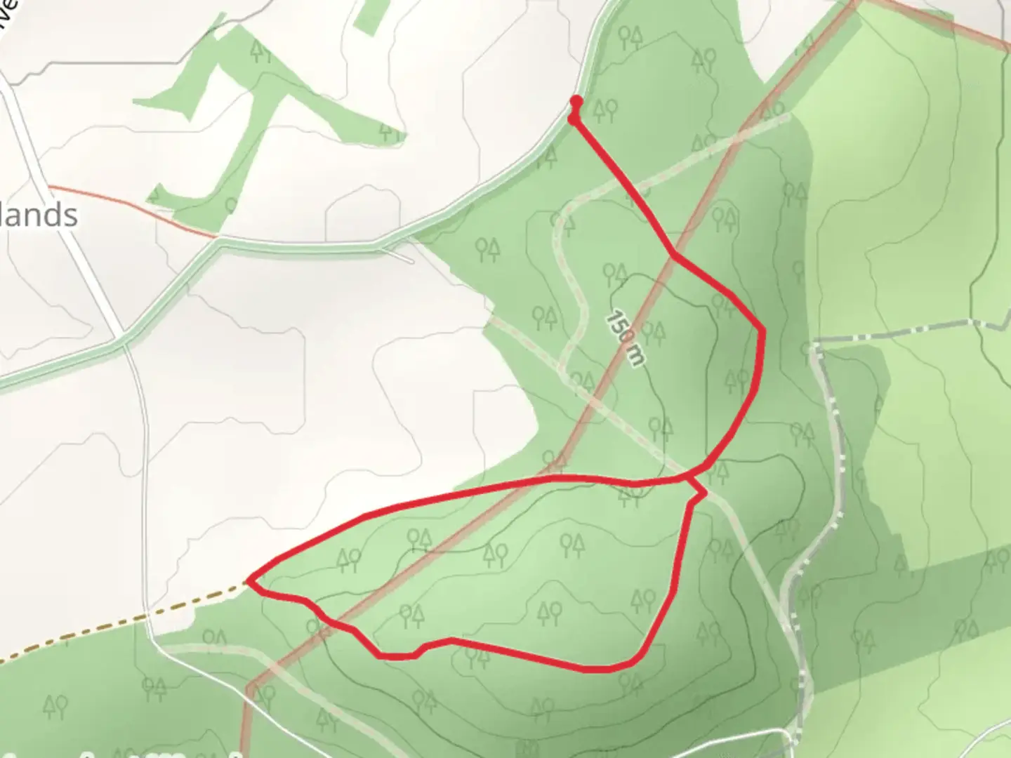 An image depicting the trail Hales Castle and Roddenbury Hillfort Loop and its surrounding area.