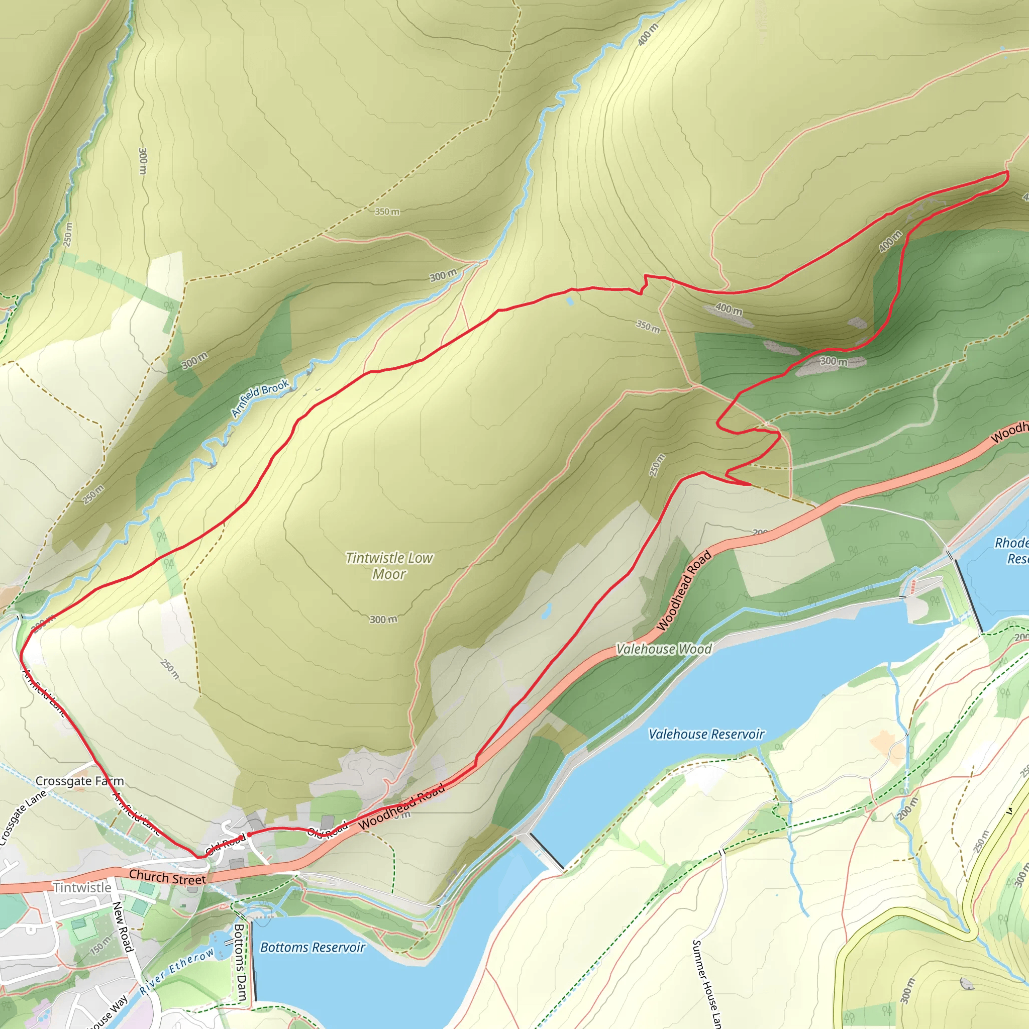 Quarry and Holybank Quarry Loop mobile static map