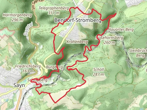 Burg Sayn and Stromberg Loop