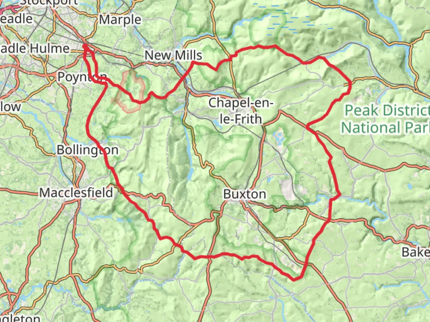An image depicting the trail Bullock smithy hike and its surrounding area.