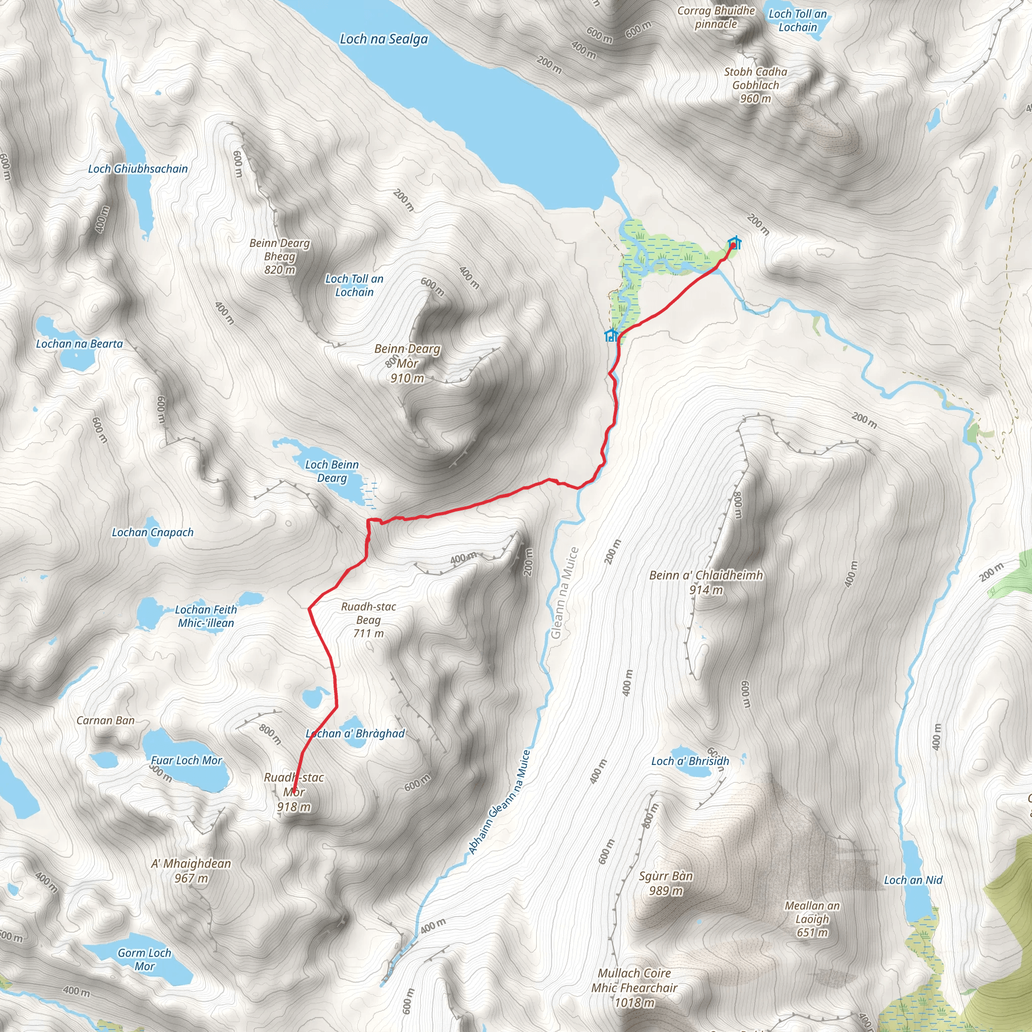 Ruadh Stac Mòr mobile static map