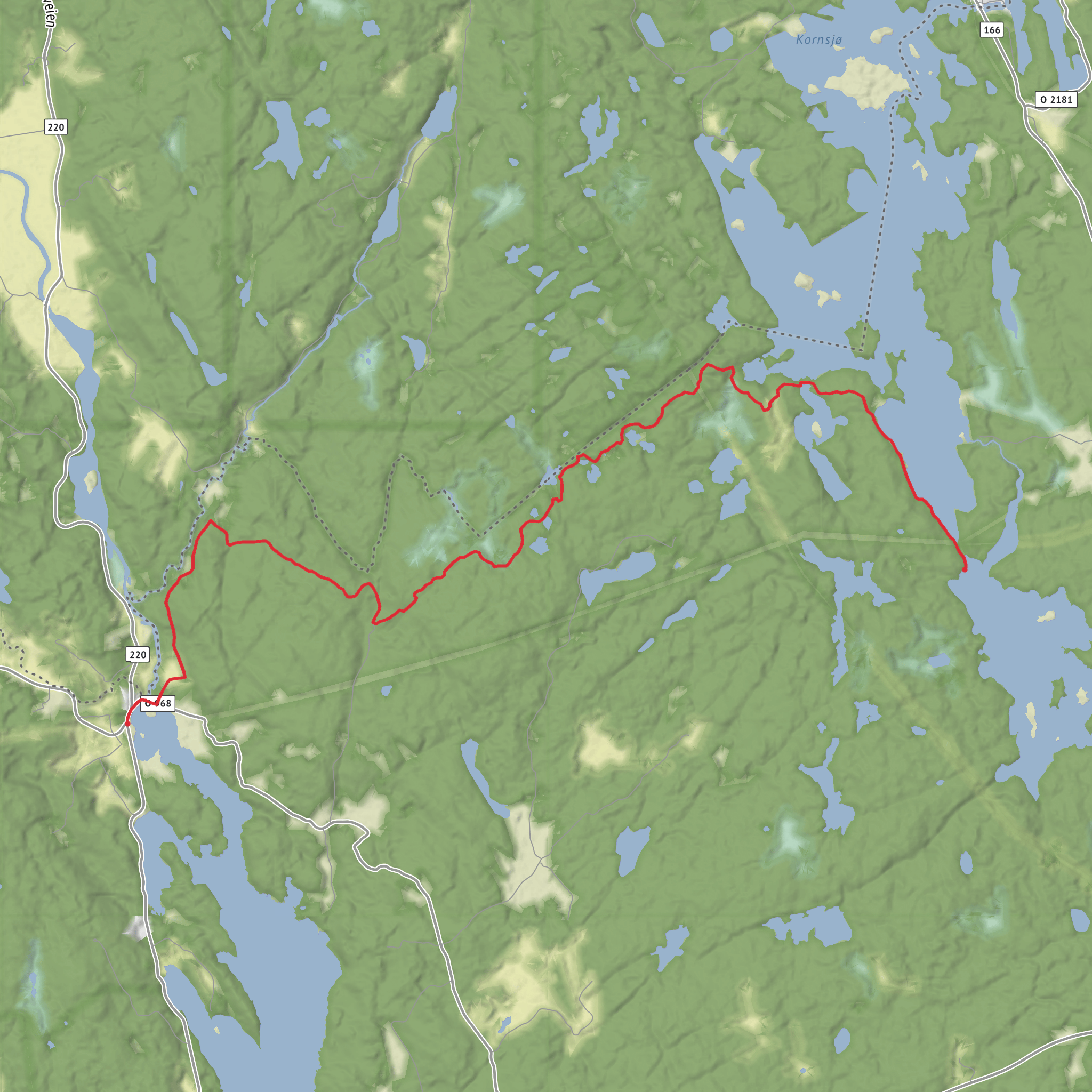 Bohusleden Trail stage 5 mobile static map
