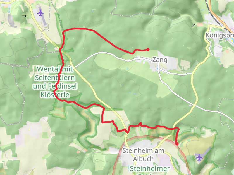 Steinheim Becken to Zang Walk