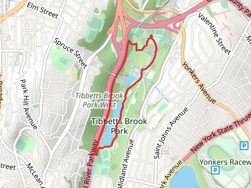 Tibbetts Brook Park Loop