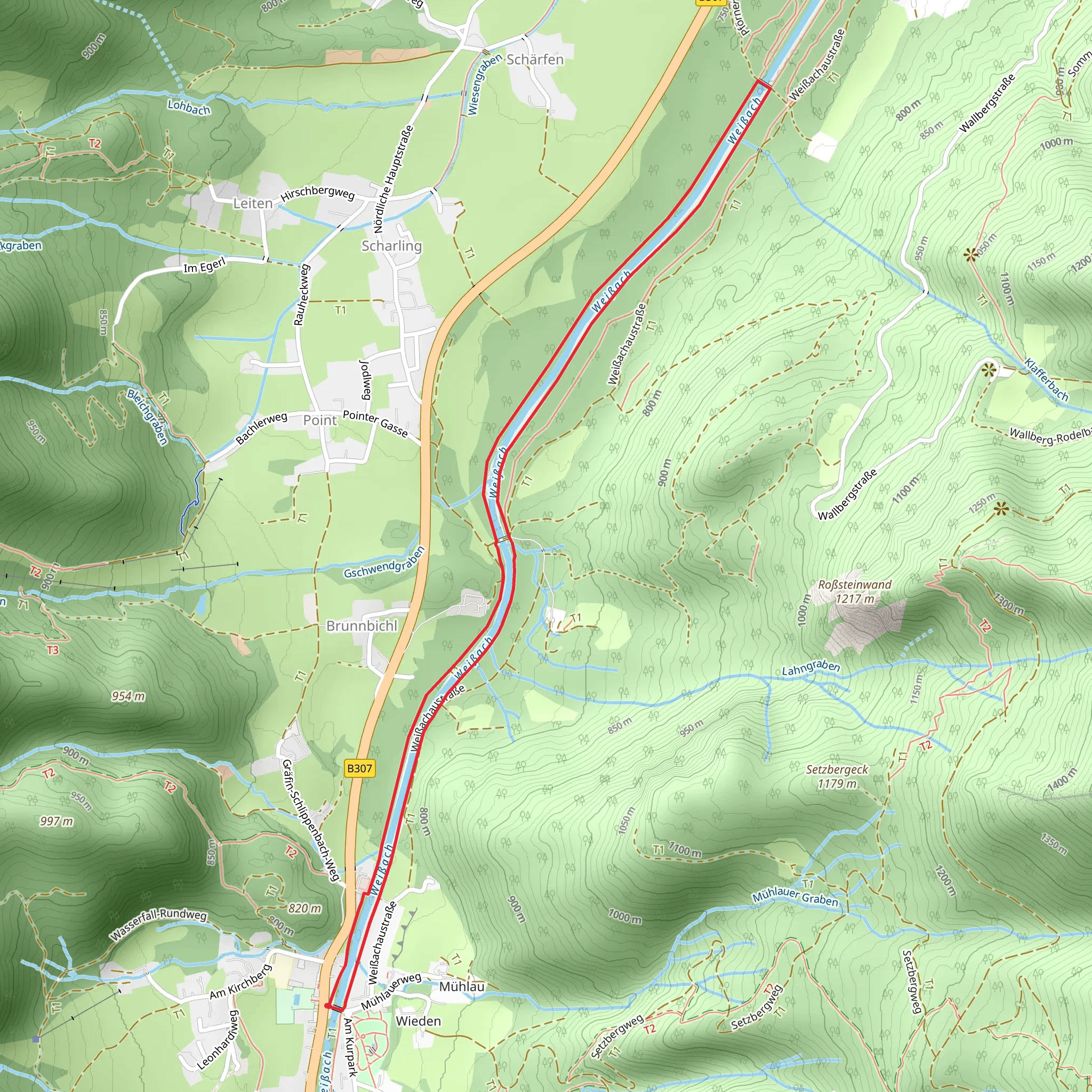 Weissach via Rathaus Weg | Miesbach | Germany