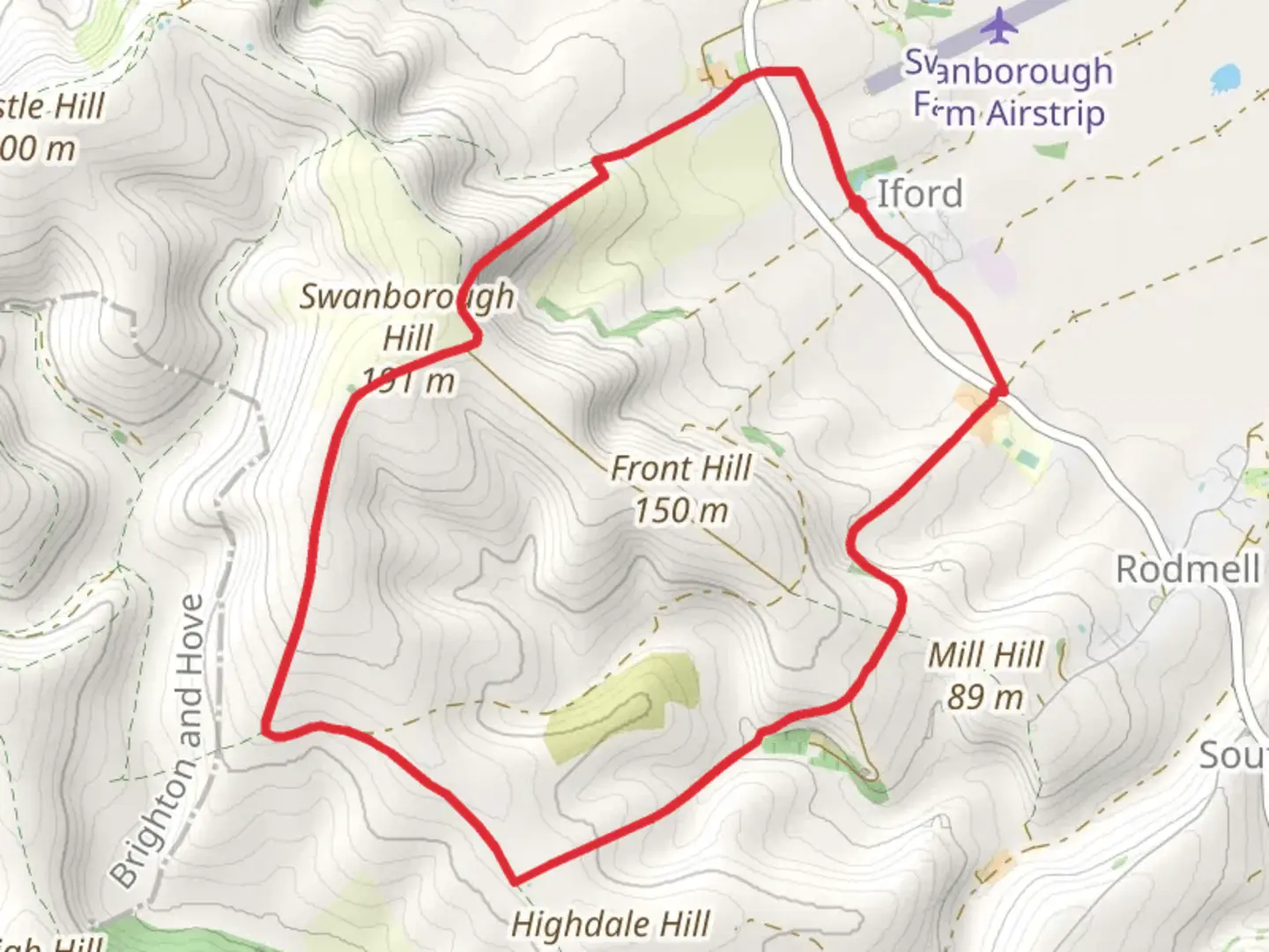 Pickers Hill and Rodmell Country Park Loop | East Sussex | England