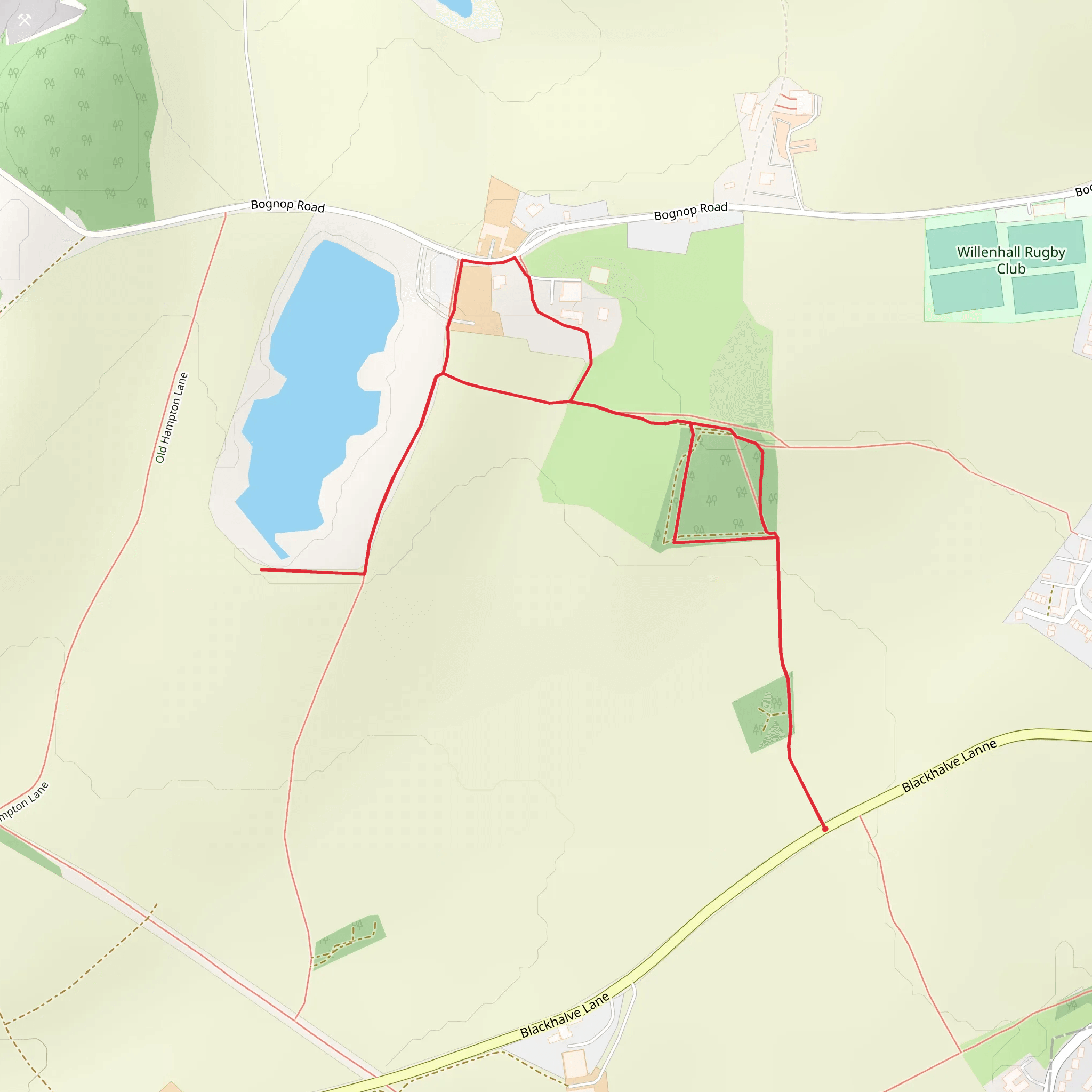 Quarry Lake Walk - Essington mobile static map