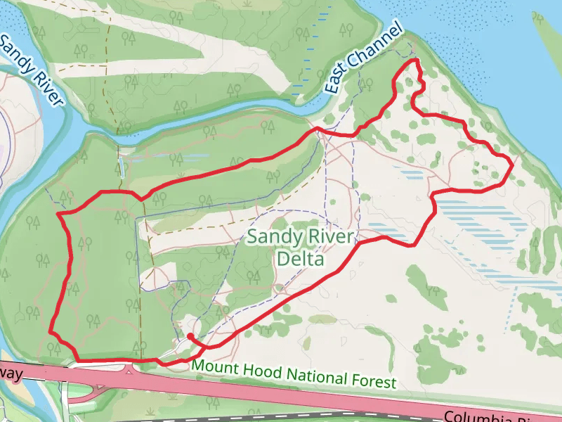 Boundary, Meadow and Old Channel Loop Trail