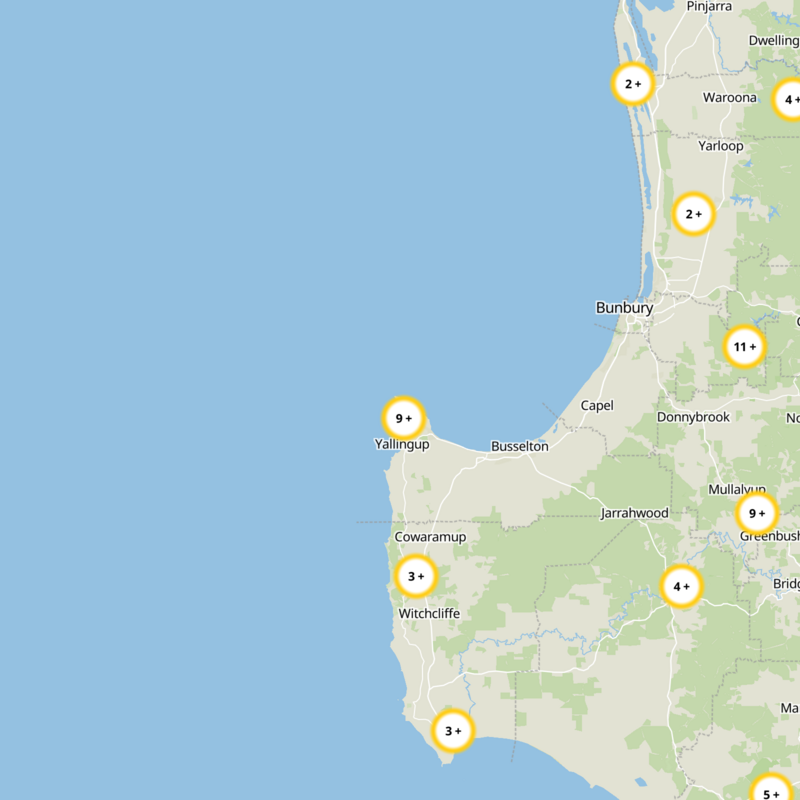 Busselton Static Map
