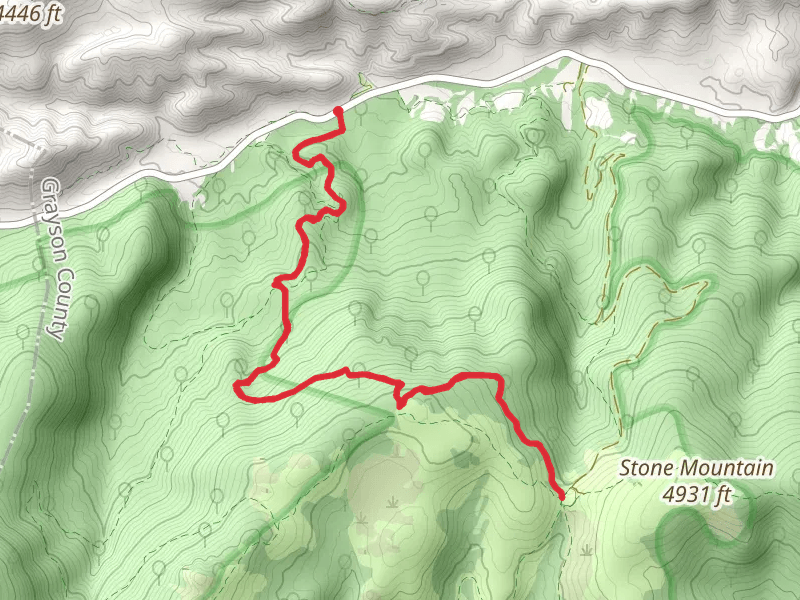 Scales Campground via Appalachian Trail