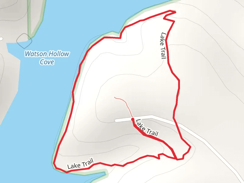 Watson Hollow Cove Lake East Side Loop Trail